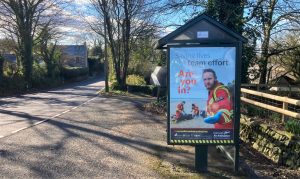 A39 Helstone Advertising Shelter 63 Panel 4 near Camelford