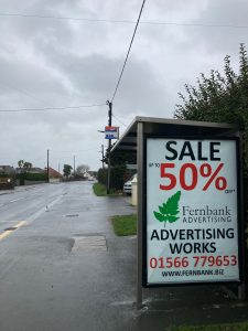 Barnstaple Advertising Shelter 49 Panel 4 Yelland Road opposite Tarka Ridge