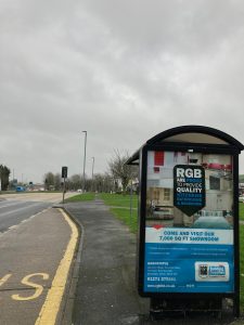 Barnstaple Advertising Shelter 8 Panel 4 Braunton Road opposite Chaddiford