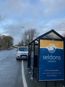 Bideford Advertising Shelter 33 Panel 4 Heywood Road adjacent Limers Lane