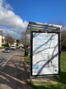 Brixham Advertising Shelter 54 Panel 4 New Road opposite 107 adjacent Cudhill Road