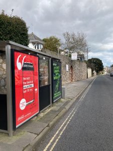 Brixham Advertising Shelter 60 Panel 1 New Road adjacent Lindthorpe Way