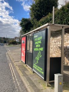 Brixham Advertising Shelter 60 Panel 2 New Road adjacent Lindthorpe Way