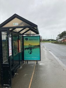 Bude Advertising Shelter 36 Panel 3 Stratton Road outside Lidl