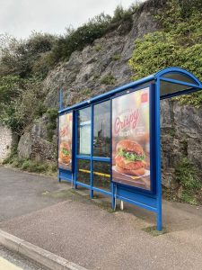 Churston Advertising Shelter 801 Panel 2 Dartmouth Road opposite Cherrybrook Drive