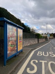 Churston Advertising Shelter 901 Panel 1 Dartmouth Road opposite Churston Shops