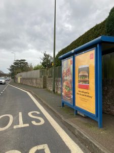 Churston Advertising Shelter 901 Panel 2 Dartmouth Road opposite Churston Shops