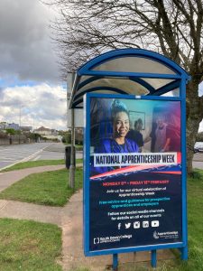 Churston Advertising Shelter 902 Panel 4 Dartmouth Road outside Churston Shops