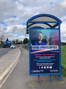 Churston Advertising Shelter 903 Panel 4 Dartmouth Road adjacent Golf Club