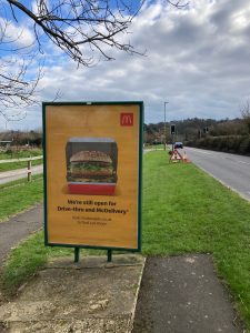 Churston Advertising Shelter 907 Panel 3 Dartmouth Road adjacent Park and Ride