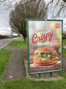 Churston Advertising Shelter 907 Panel 4 Dartmouth Road adjacent Park and Ride