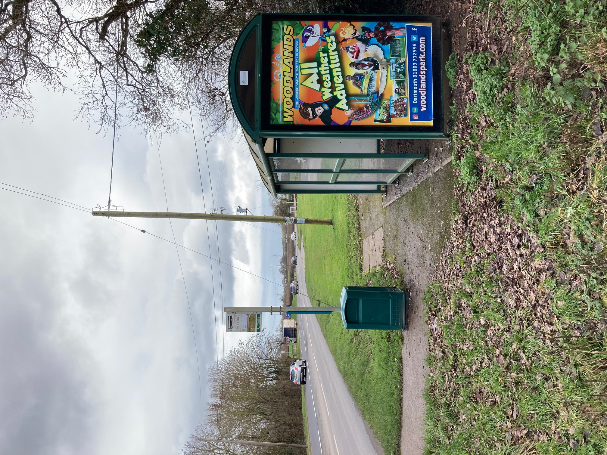 Clyst St Mary Shelter 52 Panel 4 A3052 outside Crealy Adventure Park