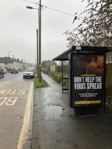 Cullompton Advertising Shelter 6 Panel 4 Exeter Road near Meadow Lane