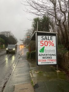 Dartmouth Advertising Shelter 512 Panel 4 Townstal Road between Britannia Avenue and Stamford Bridge