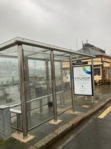 Dartmouth Advertising Shelter 514 Panel 3 B3205 South Embankment adjacent to Platform 1