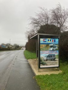 Dartmouth Advertising Shelter 516 Panel 4 A3122 Townstal Road adjacent Milton Lane