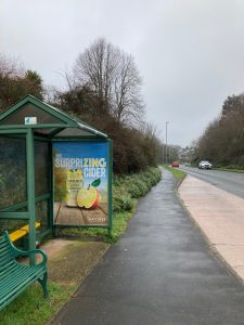 Dawlish Advertising Shelter 806 Panel 3 A379 adajacent John Nash Drive