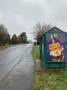 Dawlish Advertising Shelter 809 Panel 4 A379 opposite Port Road (St Marys Cottages)