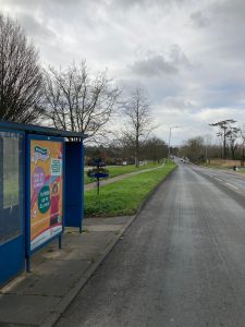 Exmouth Advertising Shelter 10 Panel 1 Salterton Road opposite Dinan Way