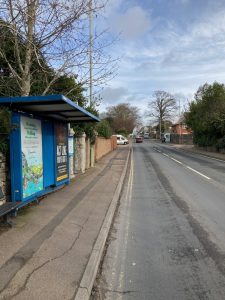 Exmouth Advertising Shelter 4 Panel 1 Salterton Road near Gussiford