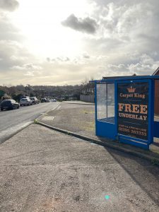 Exmouth Advertising Shelter 8 Panel 1 Churchill Road opposite Birchwood Road