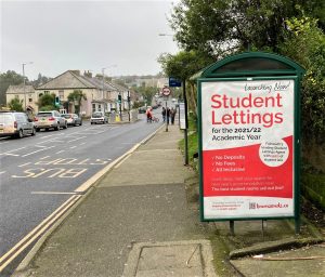 Falmouth Advertising Shelter 12 Panel 4 Draceana Avenue adjacent ESSO