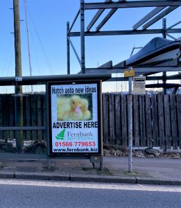 Falmouth Advertising Shelter 2 Panel 2 North Parade outside Falmouth Marina