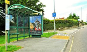 Falmouth Advertising Shelter 23 Panel 3 Trescobeas Road adjacent The Nurseries