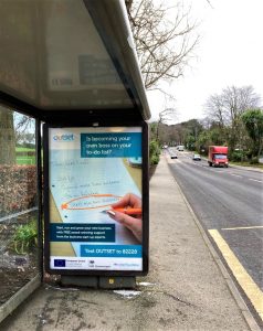 Falmouth Advertising Shelter 3 Panel 3 Draceana Avenue adjacent Playing Fields