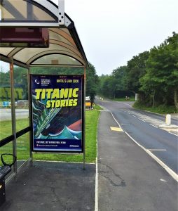 Falmouth Advertising Shelter 33 Panel 3 Bickland Water Road adjacent Football Club