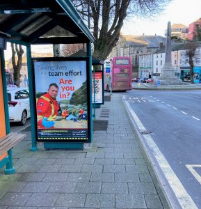 Falmouth Advertising Shelter 36 Panel 3 The Moor middle centre of Falmouth