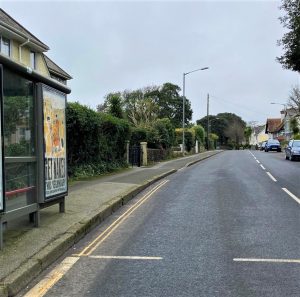 Falmouth Advertising Shelter 39 Panel 2 Melville Road opposite Lansdowne Road