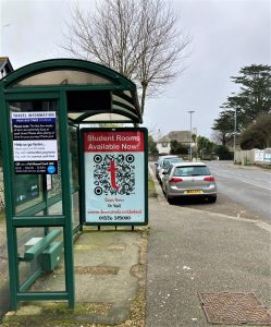 Falmouth Advertising Shelter 7 Panel 3 Killigrew Street opposite Age UK Day Centre