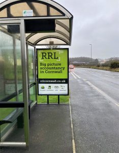 Hayle Advertising Shelter 40 Panel 3 Marsh Lane adjacent West Cornwall Retail Park