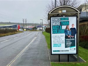 Hayle Advertising Shelter 40 Panel 4 Marsh Lane adjacent West Cornwall Retail Park