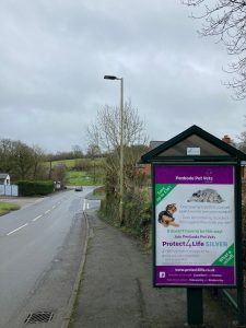 Holsworthy Advertising Shelter 40 Panel 4 A388 opposite Coles Mill Close