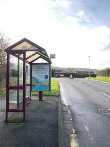 Honiton Advertising Shelter 42 Panel 3 A375 Sidmouth Road adjacent TESCO