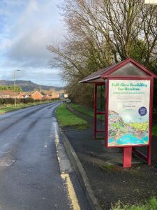 Honiton Advertising Shelter 42 Panel 4 A375 Sidmouth Road adjacent TESCO