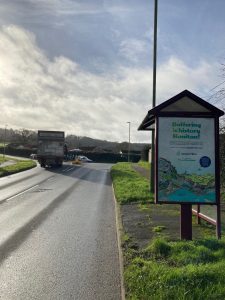 Honiton Advertising Shelter 43 Panel 4 A375 Sidmouth Road opposite TESCO