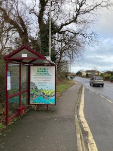 Honiton Advertising Shelter 44 Panel 3 Exeter Road opposite ALDI