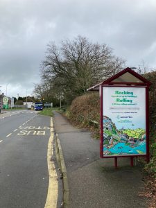 Honiton Advertising Shelter 44 Panel 4 Exeter Road opposite ALDI