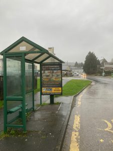 Ivybridge Advertising Shelter 3 Panel 3 Leonards Road adjacent The Watermark