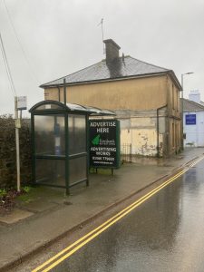 Ivybridge Advertising Shelter 6 Panel 3 Exeter Road adjacent Sportsmans Arms