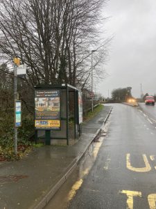 Ivybridge Advertising Shelter 9 Panel 3 Western Road before roundabout