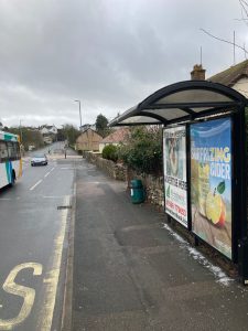 Kingskerswell Advertising Shelter 710 Panel 2 A380 outside 5 Newton Road