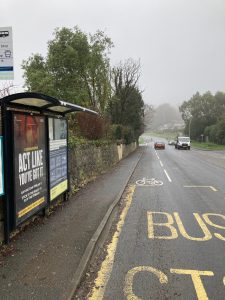 Kingskerswell Advertising Shelter 711 Panel 1 A380 past Jet Garage opposite Lyndhurst Road