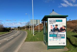 Lanner Advertising Shelter 73 Panel 4 A393 Sandy Lane adjacent Beauchamps Meadow