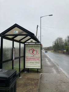 Launceston Advertising Shelter 20 Panel 3 outside TESCO