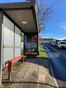 Sunrising Looe Advertising Bus Shelter panel 3