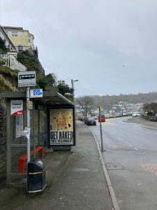 Advertising Bus Shelter Station Road opposite Health Centre